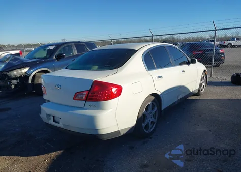2004 Infiniti G35 from USA, damaged, VIN JNKCV51E54M104793
